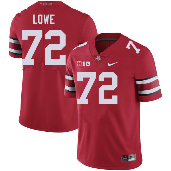 Carter Lowe Ohio State Buckeyes Jersey College Football Uniforms-Red